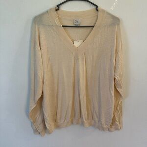 A New Day Beige Knit  sweaterTop NWT!